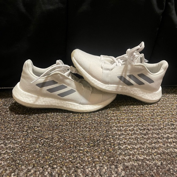 adidas | Shoes | Adidas Senseboost Go Whitegrey Womens Size 55 Eg944 |  Poshmark